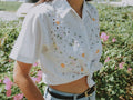 Silk Evening Blouse Ivory