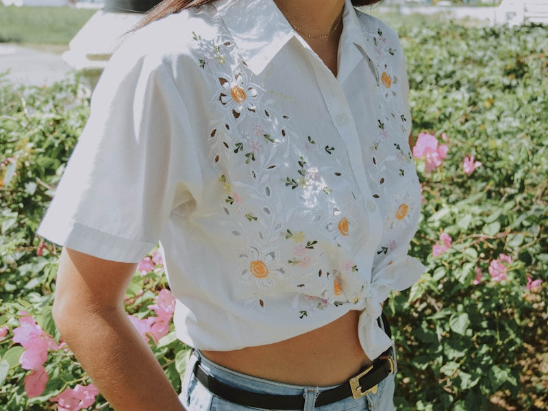 Silk Evening Blouse Ivory