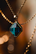 Crystal Statement Necklace Silver